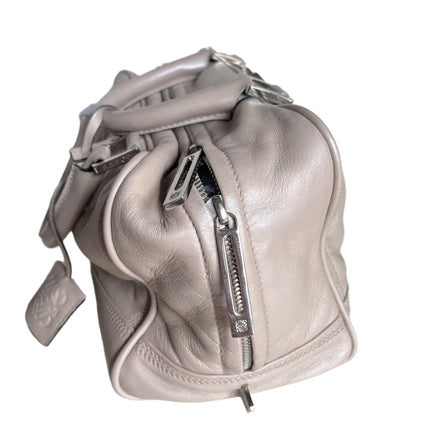 Loewe Amazona 29 Pearlescent Nude Lambskin Leather Zip Around