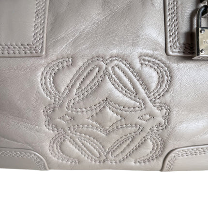 Loewe Amazona 29 Pearlescent Nude Lambskin Leather Zip Around