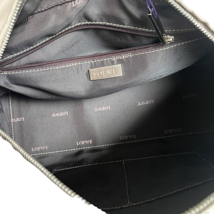 Loewe Amazona 29 Pearlescent Nude Lambskin Leather Zip Around