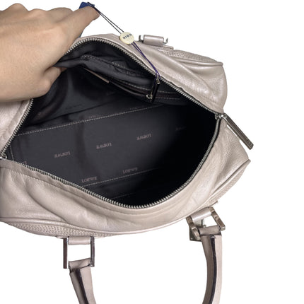 Loewe Amazona 29 Pearlescent Nude Lambskin Leather Zip Around