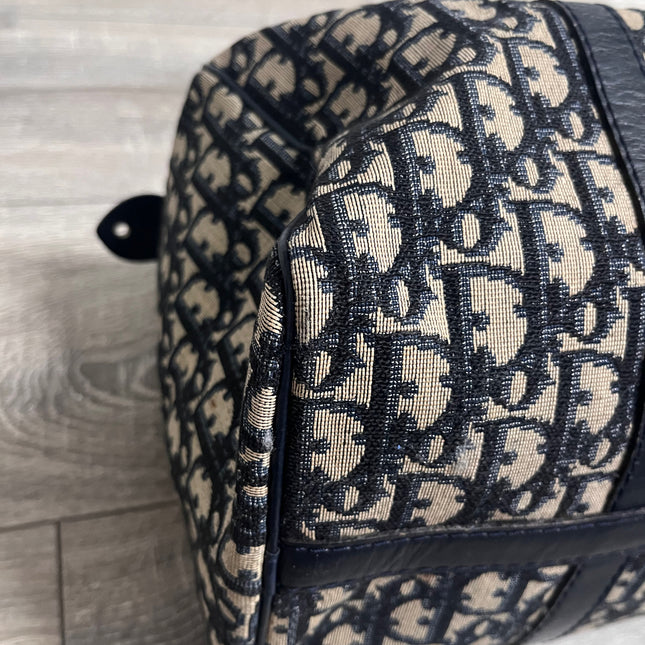 Sold Dior Bowling Boston Bag Black Oblique Canvas