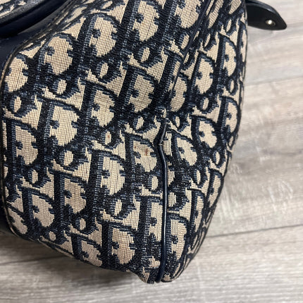 Sold Dior Bowling Boston Bag Black Oblique Canvas