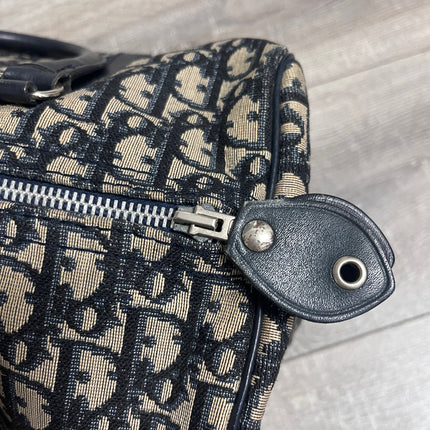 Sold Dior Bowling Boston Bag Black Oblique Canvas