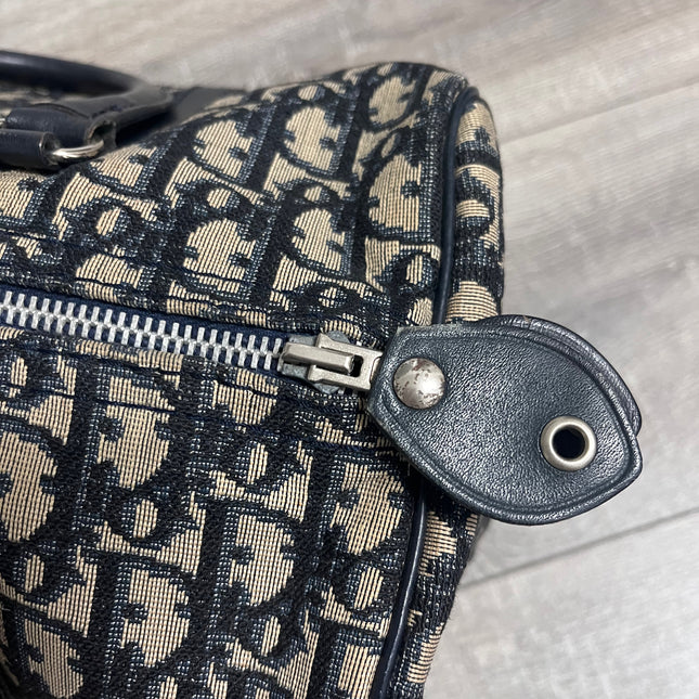 Sold Dior Bowling Boston Bag Black Oblique Canvas