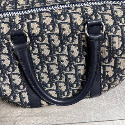 Sold Dior Bowling Boston Bag Black Oblique Canvas