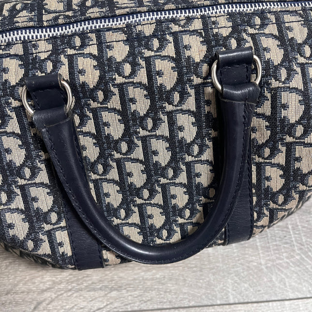 Sold Dior Bowling Boston Bag Black Oblique Canvas