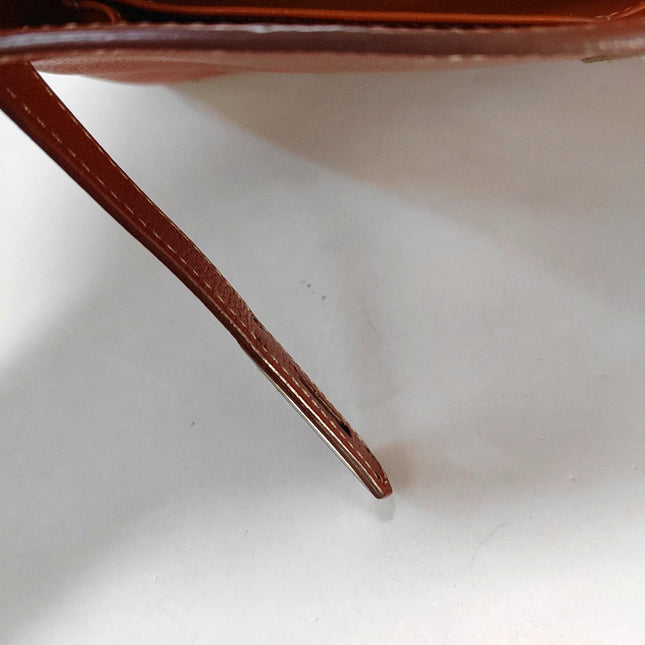 Hermes Kelly 28 Retourne 9T Capucine Orange Epsom Leather White Stitching Palladium Hardware 2011