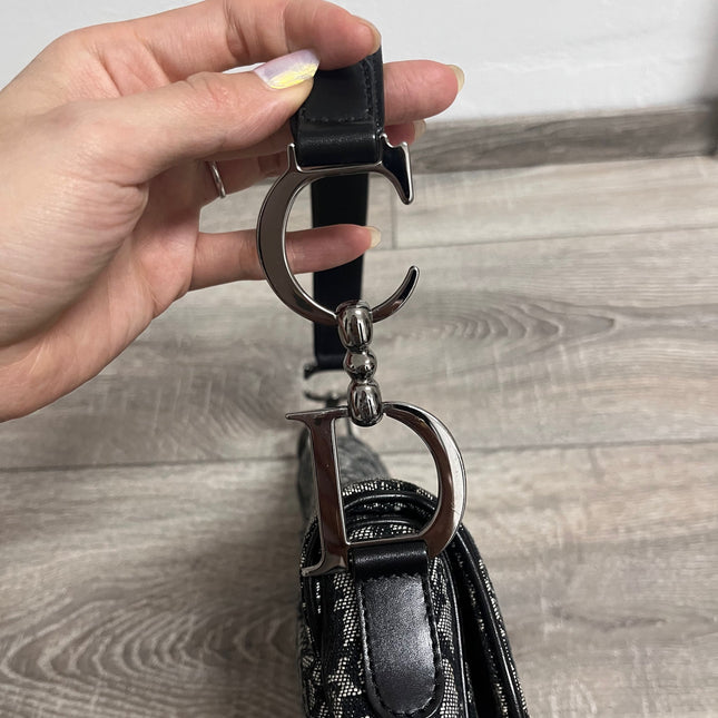 Sold Dior Saddle Vintage Black Oblique
