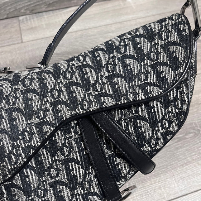 Sold Dior Saddle Vintage Black Oblique
