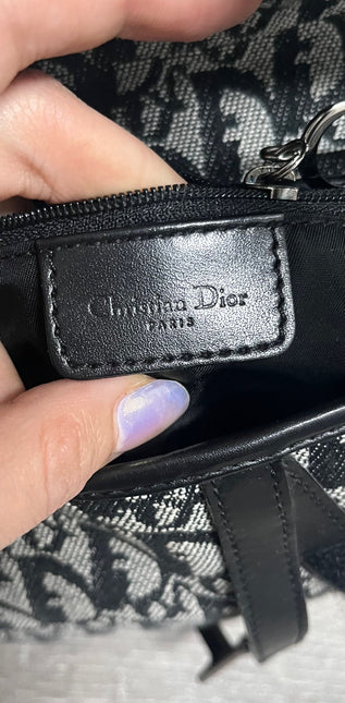 Sold Dior Saddle Vintage Black Oblique