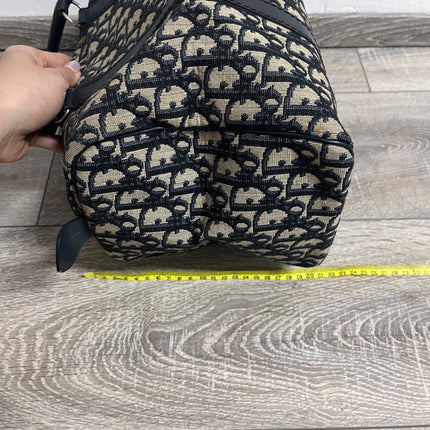 Sold Dior Bowling Boston Bag Black Oblique Canvas