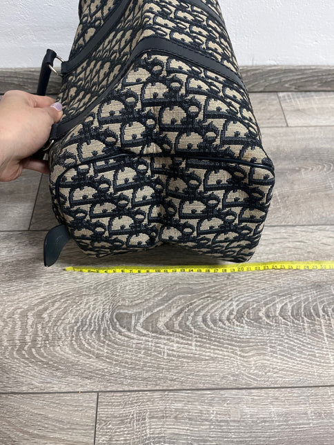 Sold Dior Bowling Boston Bag Black Oblique Canvas