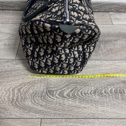 Sold Dior Bowling Boston Bag Black Oblique Canvas