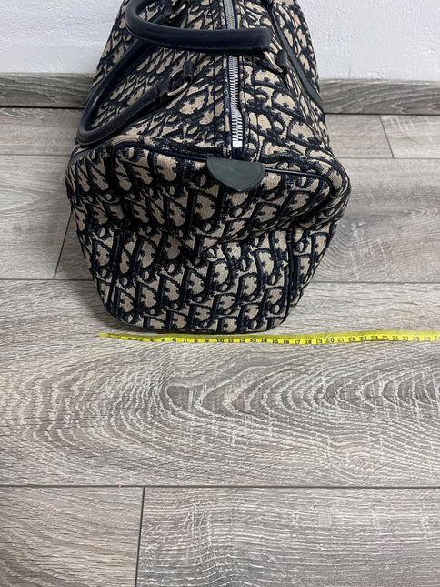 Sold Dior Bowling Boston Bag Black Oblique Canvas