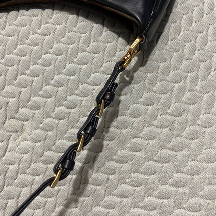 Sold Prada Cleo Vintage Black Leather Gold Hardware