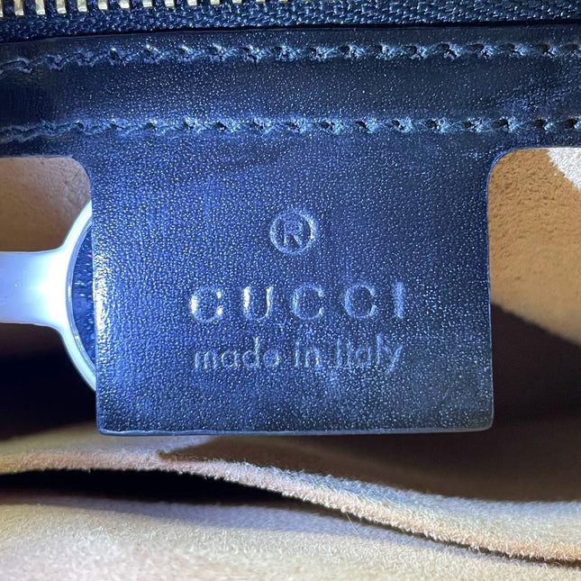 Gucci Jackie 1961 Black Leather Bag No Strap