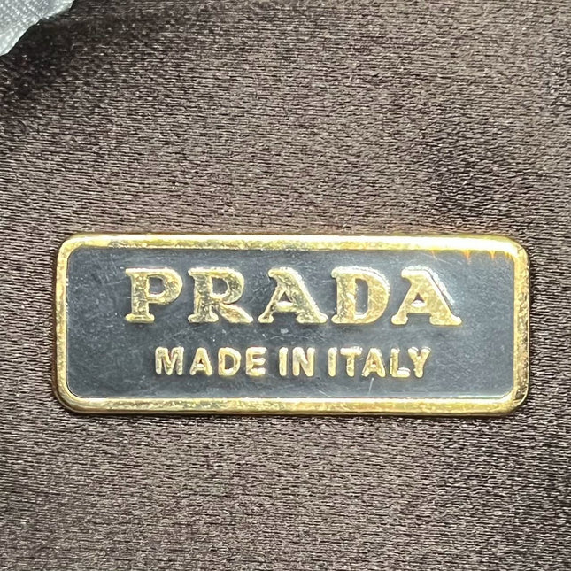 Sold Prada Cleo Vintage Black Leather Gold Hardware