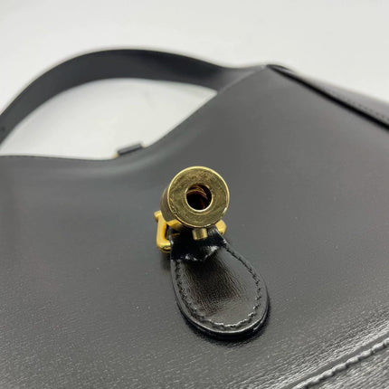 Gucci Jackie 1961 Black Leather Bag No Strap