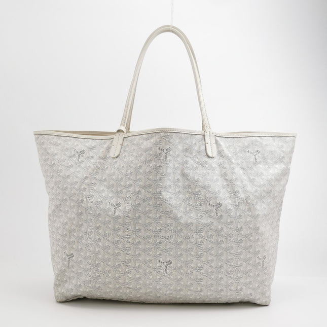 Goyard Saint Louis GM Tote Large White Goyardine Canvas 2011