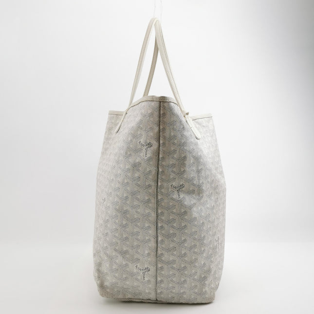 Goyard Saint Louis GM Tote Large White Goyardine Canvas 2011