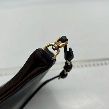 Sold Prada Cleo Vintage Black Leather Gold Hardware