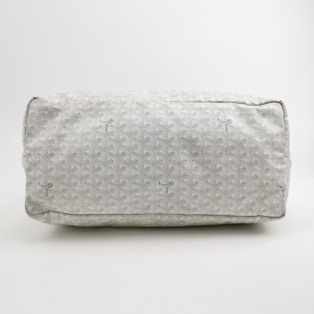 Goyard Saint Louis GM Tote Large White Goyardine Canvas 2011