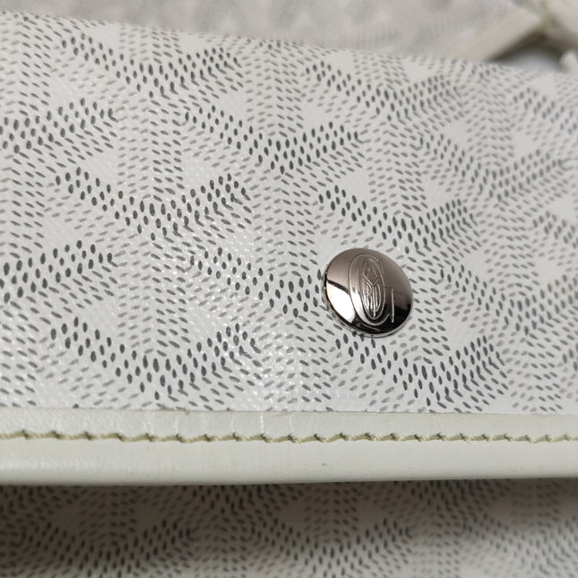 Goyard Saint Louis GM Tote Large White Goyardine Canvas 2011