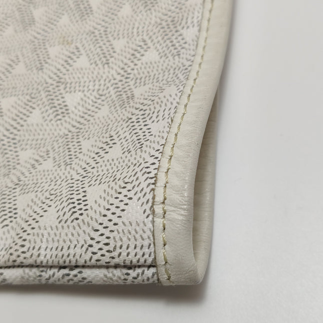 Goyard Saint Louis GM Tote Large White Goyardine Canvas 2011