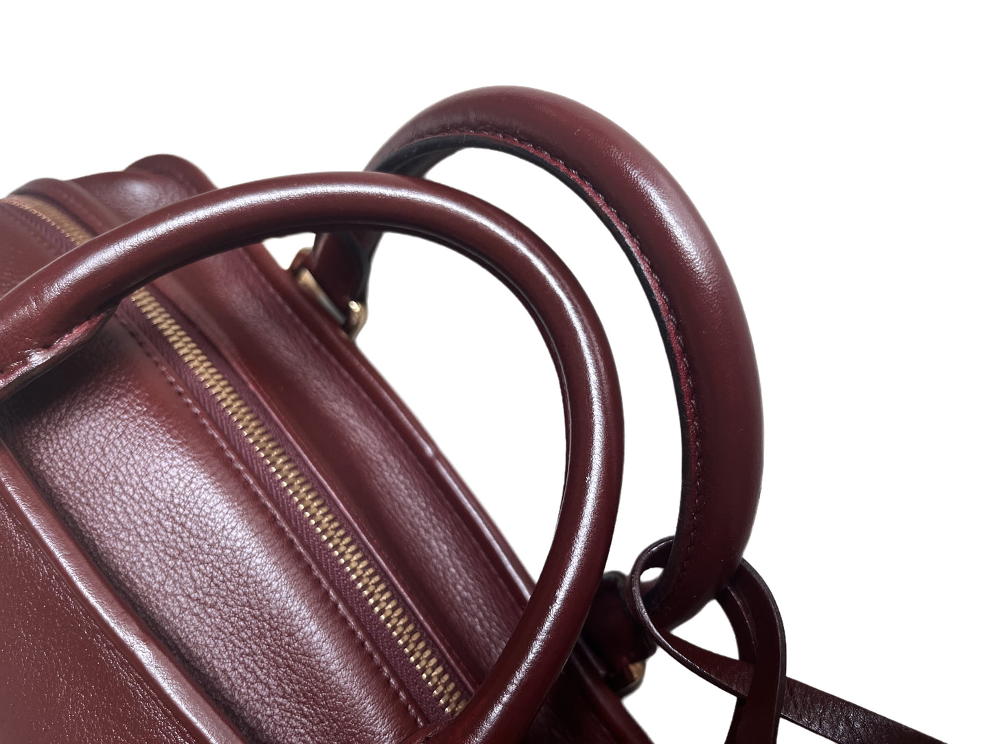 Sold Loewe Amazona 29 in Burgundy Calfskin Leather and Gold-tone Hardware