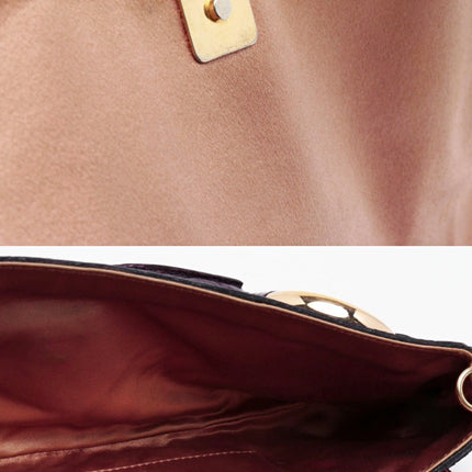 Sold Gucci Horsebit 1955 Metallic Purple Lizard Skin Shoulder Bag Large