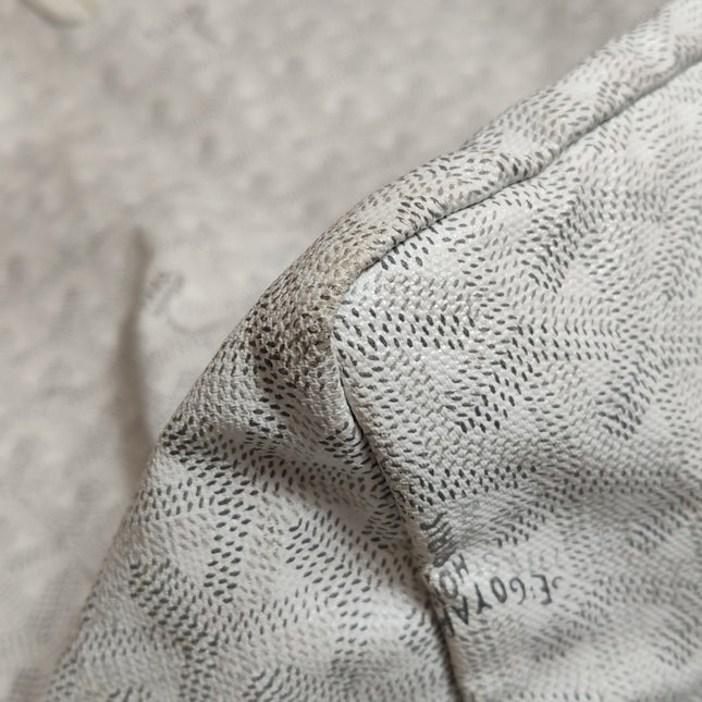 Goyard Saint Louis GM Tote Large White Goyardine Canvas 2011