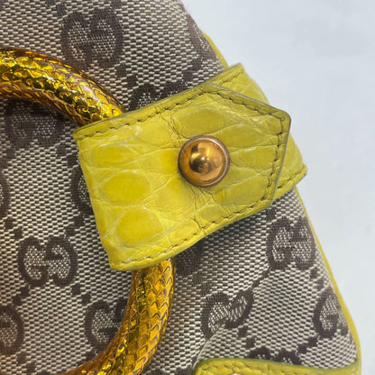 Gucci Horsebit 1955 Chain bag with embellished snake head buckle