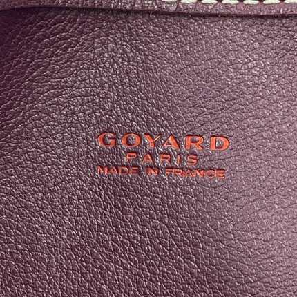 Goyard Anjou PM Medium Tote Burgundy Reversible Leather Lining