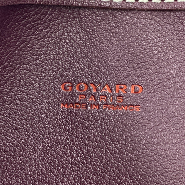 Goyard Anjou PM Medium Tote Burgundy Reversible Leather Lining