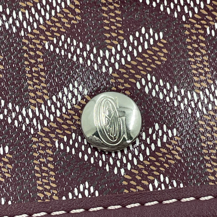 Goyard Anjou PM Medium Tote Burgundy Reversible Leather Lining