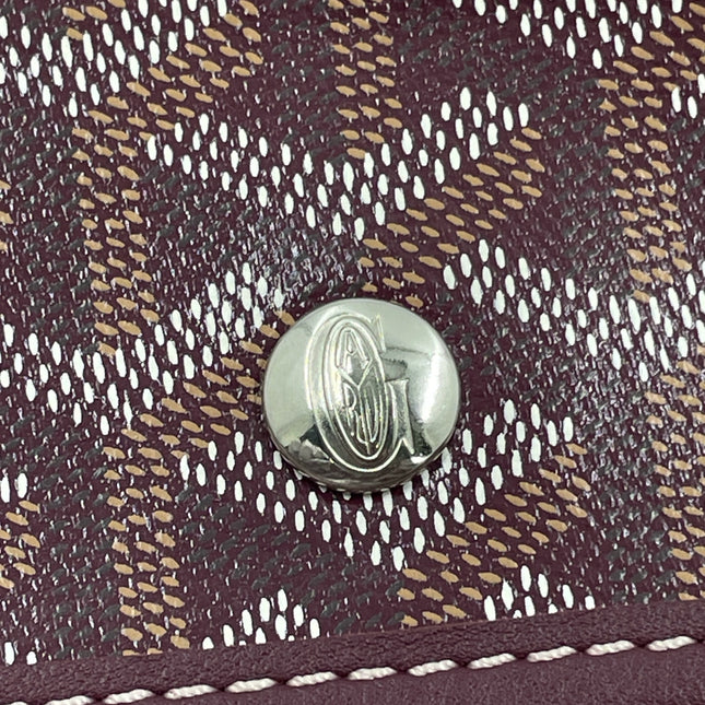 Goyard Anjou PM Medium Tote Burgundy Reversible Leather Lining