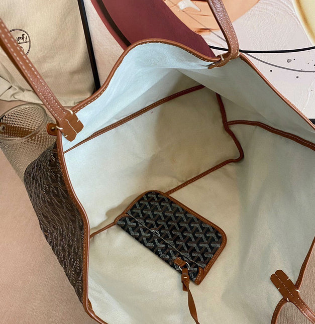 Sold Goyard Saint Louis GM Tote Large Brown