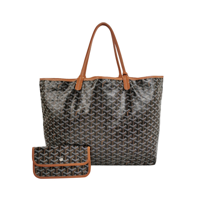 Goyard Saint Louis GM Tote Large Brown Goyardine Canvas 2020-1010