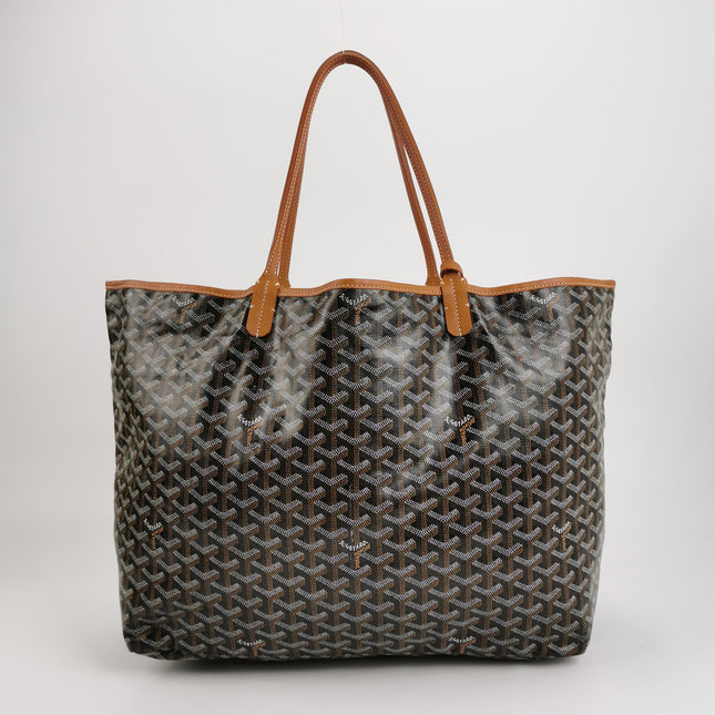 Goyard Saint Louis GM Tote Large Brown Goyardine Canvas 2020