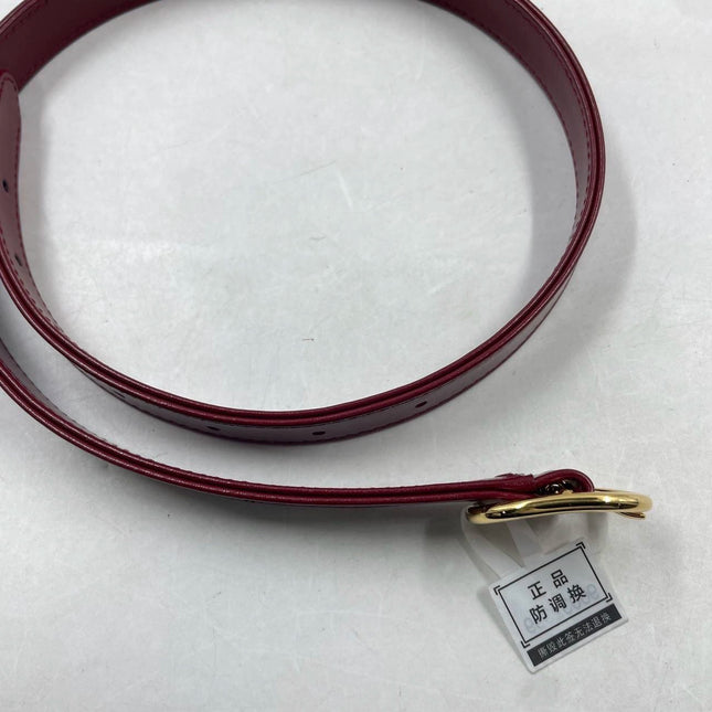 Sold Gucci Jackie 1961 Burgundy Leather Bag Small with Adjustable Strap