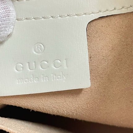 Sold Gucci Jackie 1961 White Leather Bag with Adjustable Strap Size Small