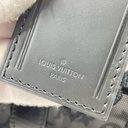 Louis Vuitton Keepall Bandouliere Monogram Mesh 50 Black in Mesh/Leather