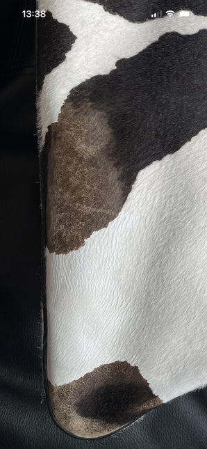 Sold Fendi Mamma Baguette Pony hair in cow print White and Black