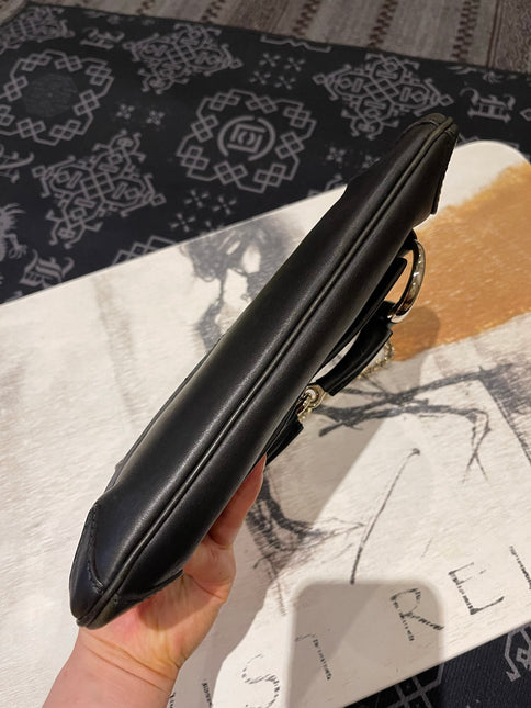 Gucci Horsebit 1955 Vintage Small Chain Bag Dark Green Leather