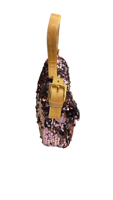 Sold Fendi Baguette Purple Illussion Circular Sequins