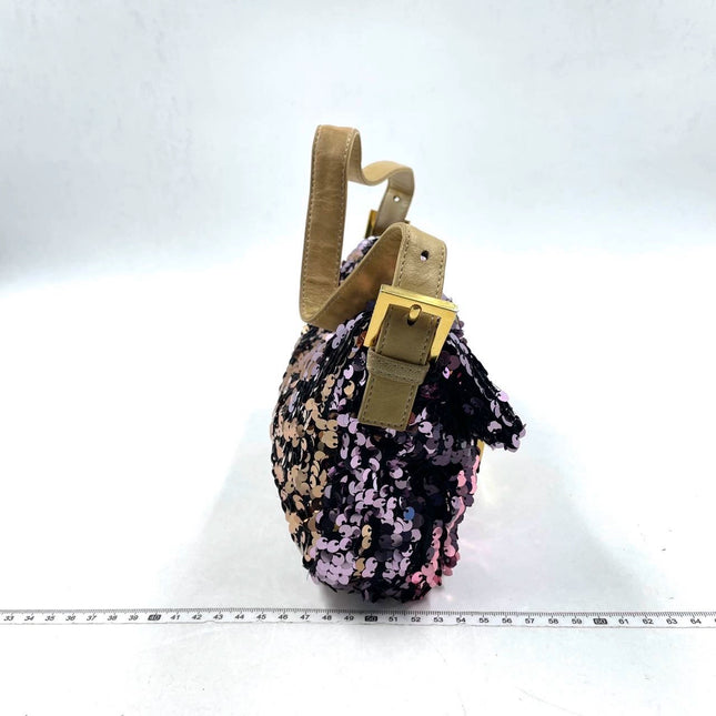 Sold Fendi Baguette Purple Illussion Circular Sequins