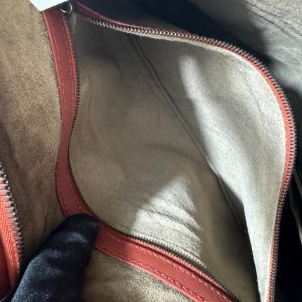 Sold Bottega Veneta Veneta Hobo Large Burgundy 47cm Lambskin Leather