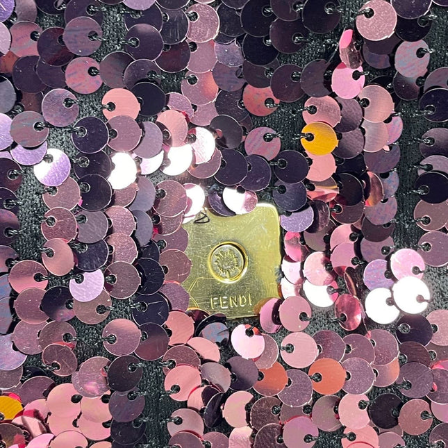 Sold Fendi Baguette Purple Illussion Circular Sequins