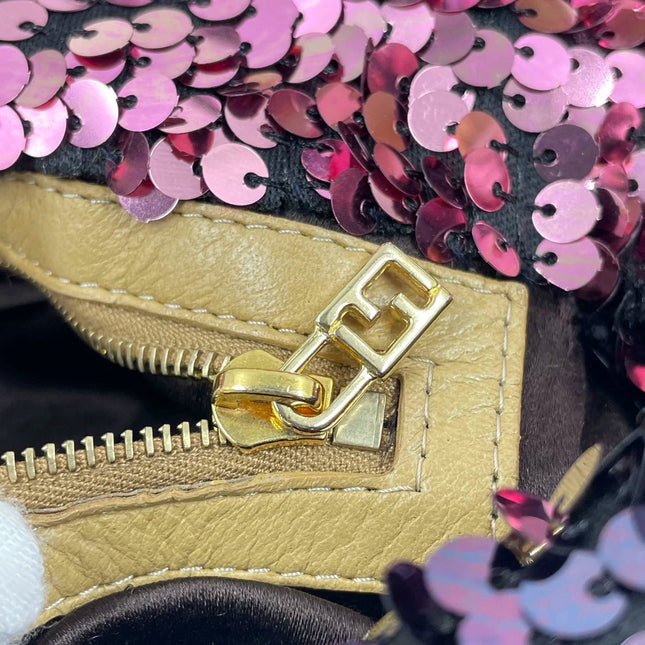 Sold Fendi Baguette Purple Illussion Circular Sequins