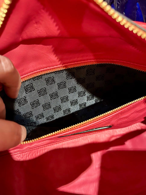 Loewe Amazona 36 Large in Red Leather and Gold tone Hardware Snail Lock